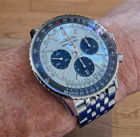 breitling navitimer ice blue|navitimer automatic 41 blue.